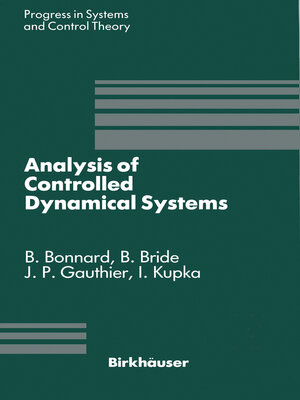 cover image of Analysis of Controlled Dynamical Systems
